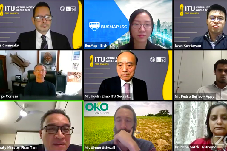 Phối hợp tổ chức trao giải thưởng thế giới số trực tuyến năm 2020